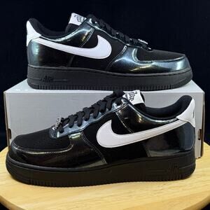 Size 10.5 Nike Air Force 1 Low '07 LV8 Glam Rock Black White IB6843-001 Mens New